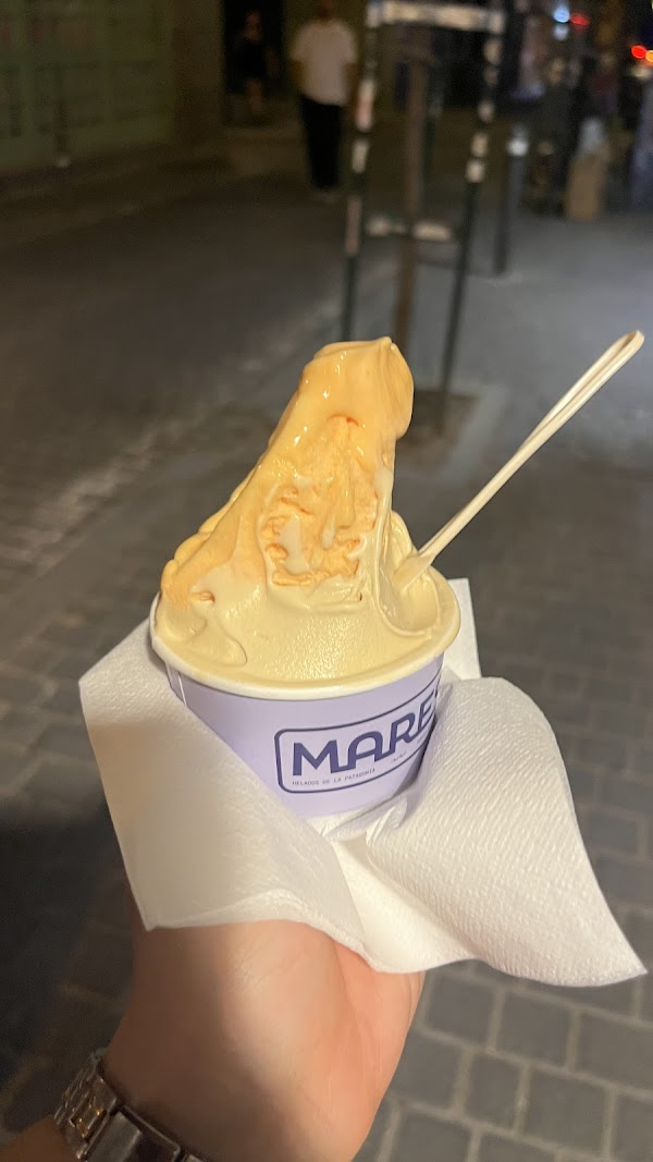Helado de dulce de leche